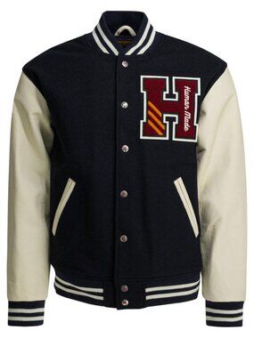 Human Made Wool And Nylon Bomber Jacket Tag Size S Men